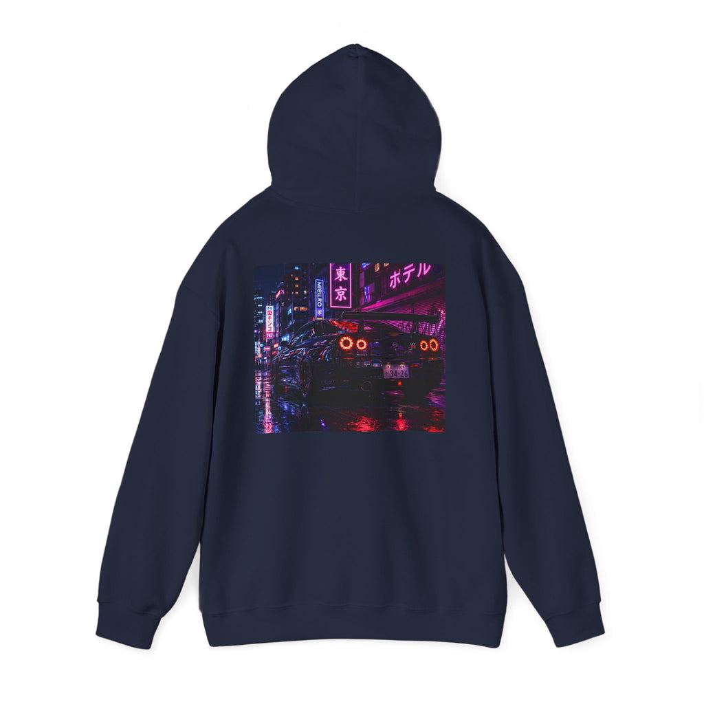Neon City Nights Hoodie — Retro Cyberpunk Streetwear