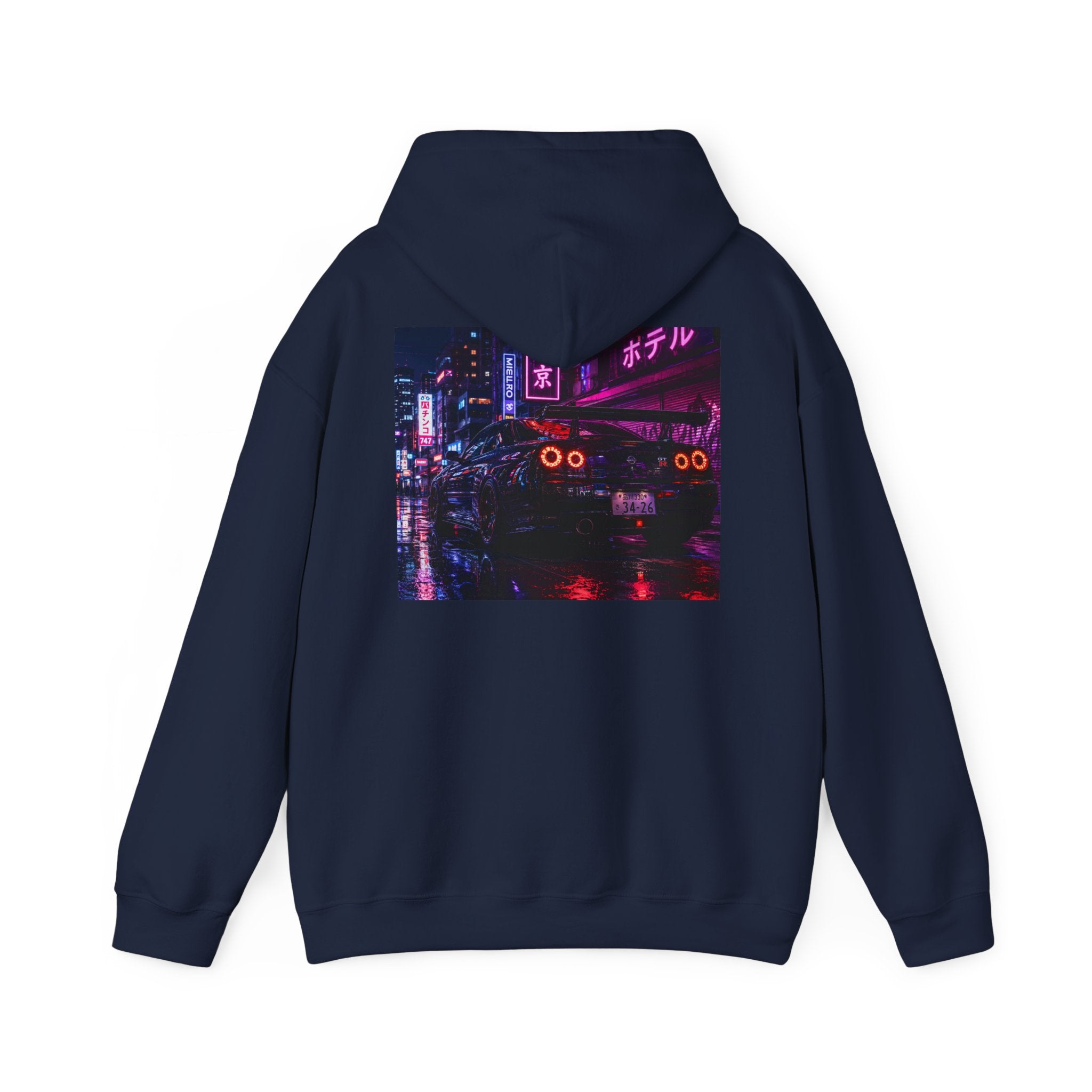 Neon City Nights Hoodie — Retro Cyberpunk Streetwear