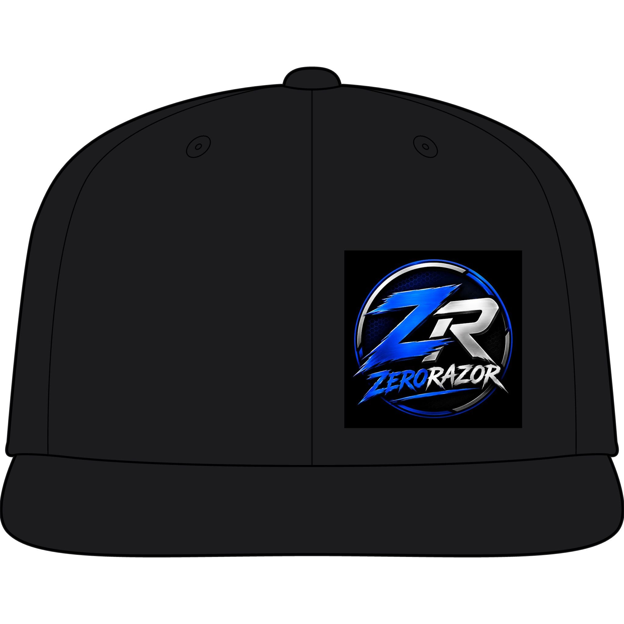 ZeroRazor Snapback Cap — Embroidered ZR Logo Trucker Hat