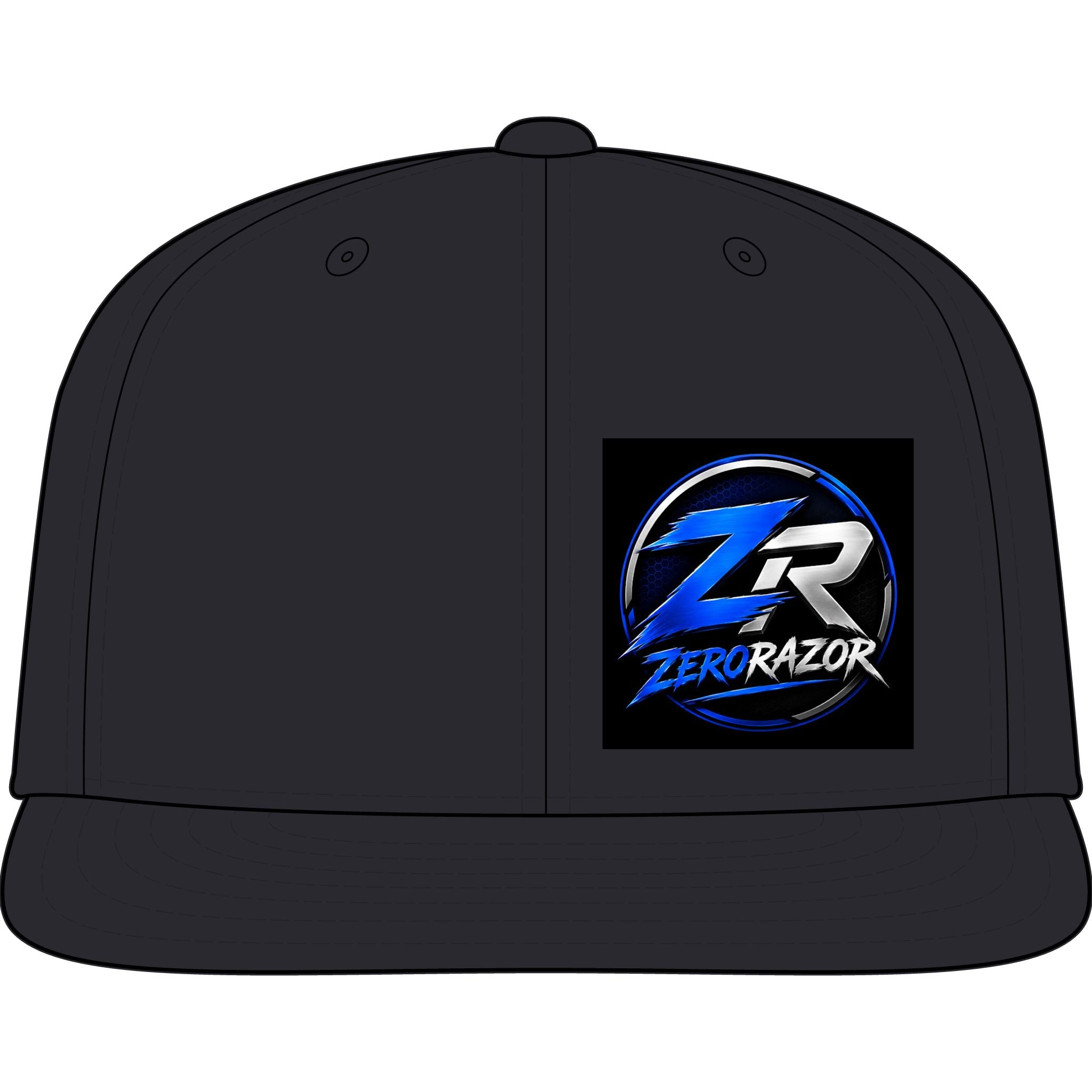 ZeroRazor Snapback Cap — Embroidered ZR Logo Trucker Hat