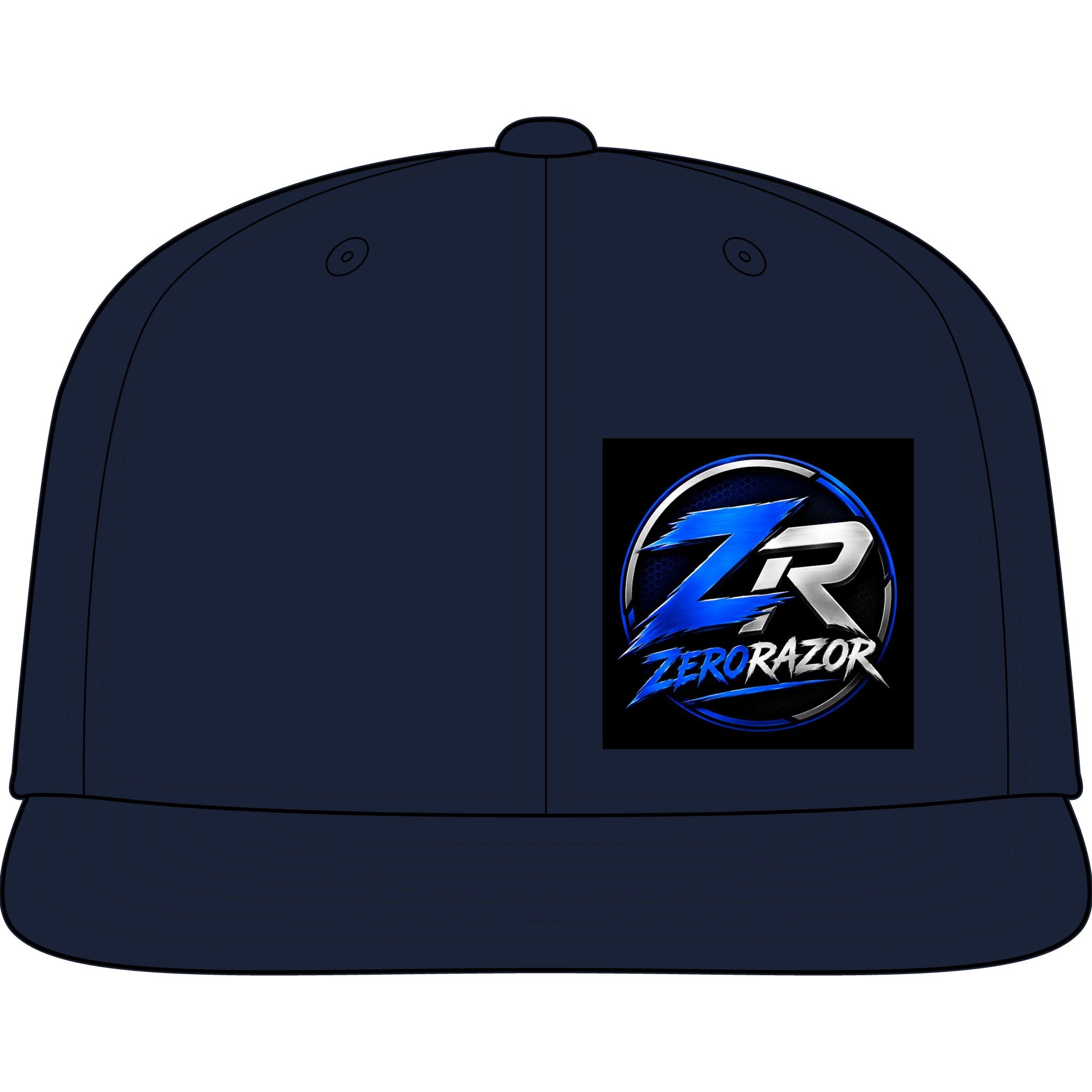 ZeroRazor Snapback Cap — Embroidered ZR Logo Trucker Hat